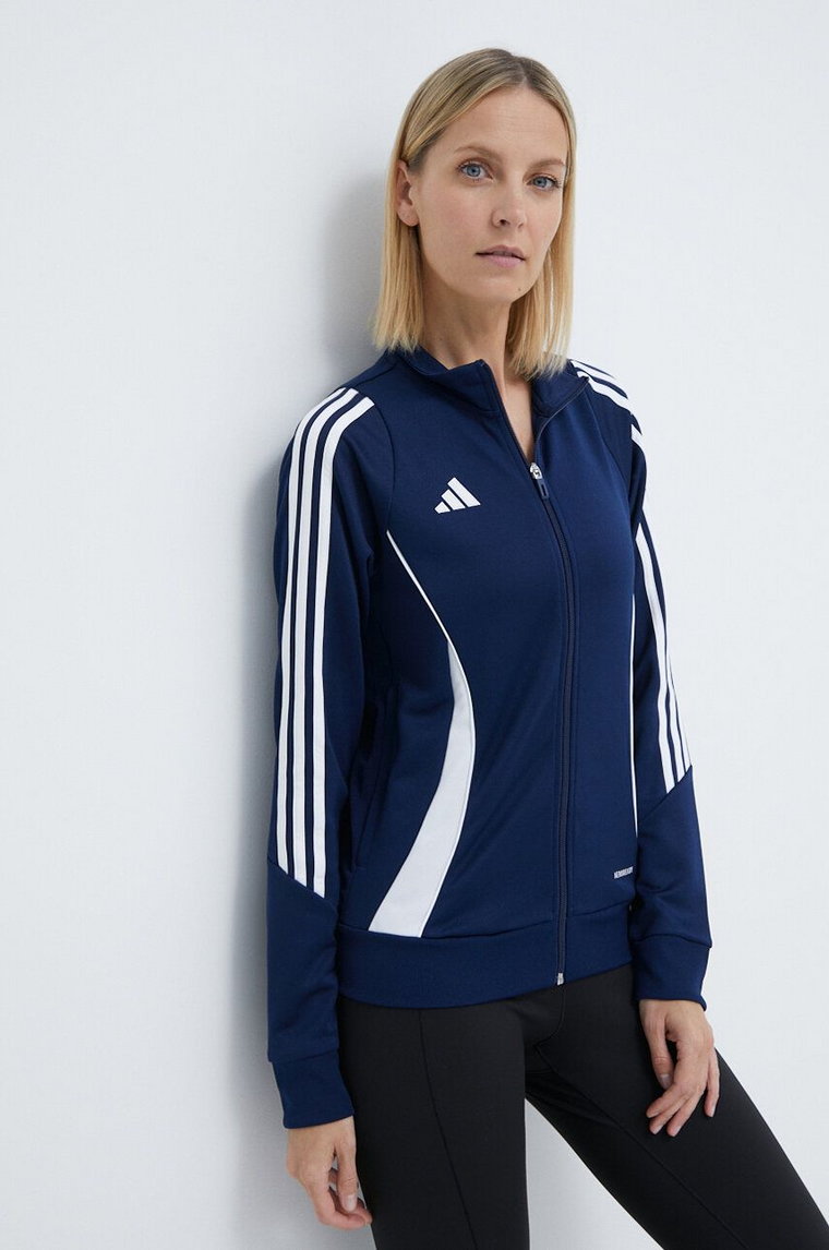 adidas Performance bluza treningowa Tiro 24 kolor granatowy z aplikacją  IR7492