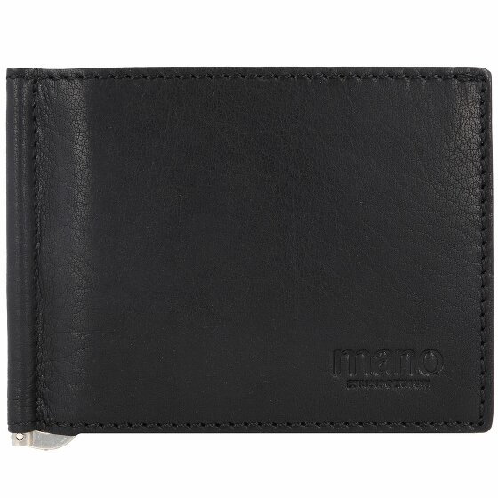 mano Don Simon Money Clip Leather 11 cm schwarz