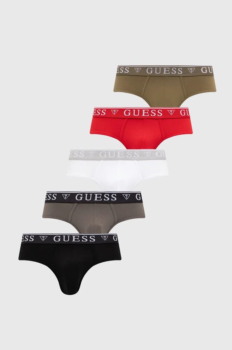 Guess slipy 5-pack męskie kolor czerwony U4YG20 K6YW1