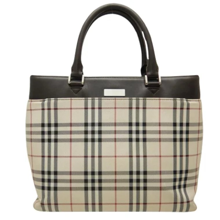 Pre-owned Canvas totes Burberry Vintage