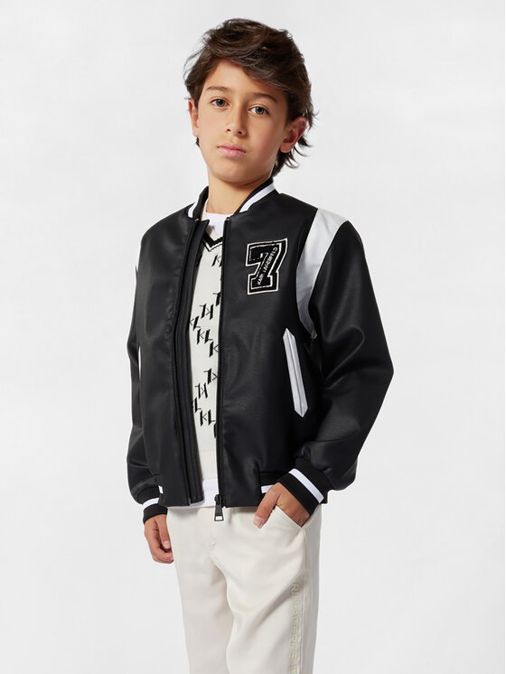 Kurtka bomber Karl Lagerfeld Kids