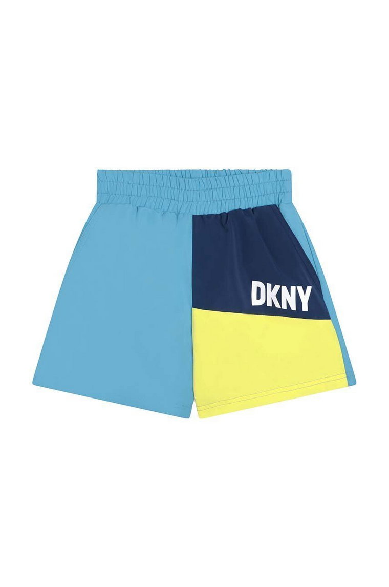 Dkny szorty kąpielowe dziecięce kolor niebieski