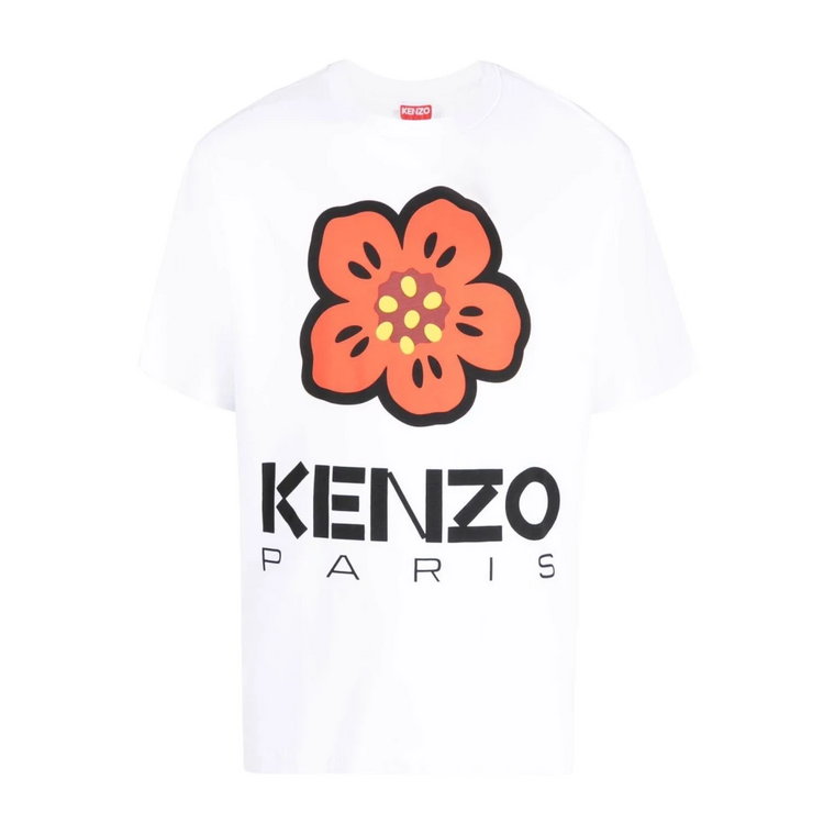 Koszulka z Kwiatowym Wzorem Kenzo