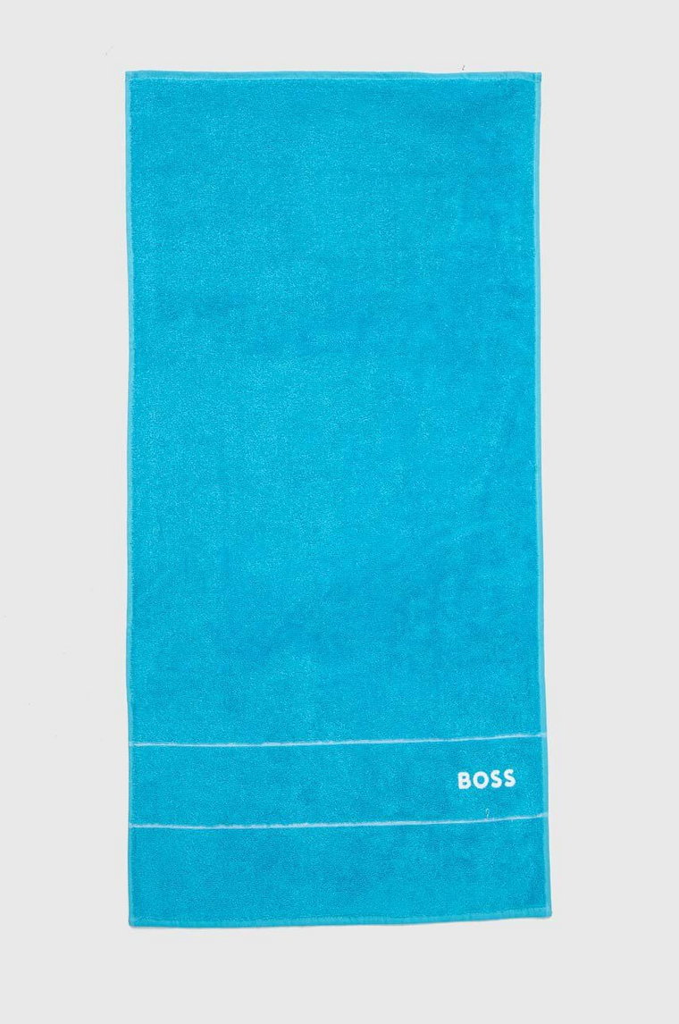 BOSS ręcznik bawełniany Plain River Blue 50 x 100 cm