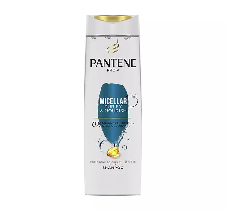 PANTENE PRO-V MICELLAR SZAMPON MICELARNY DO WŁOSÓW PRZETŁUSZCZAJĄCYCH SIĘ 400ML