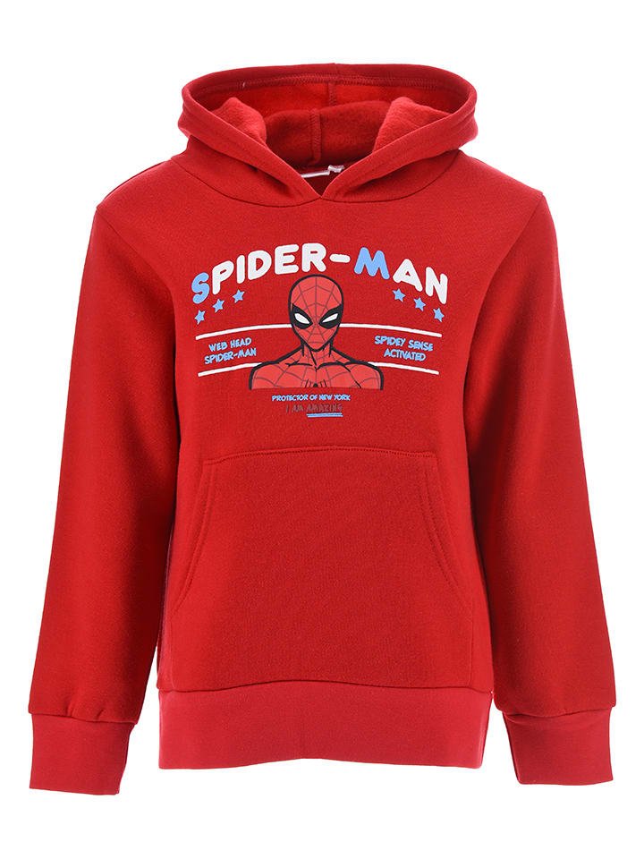 Spiderman Bluza "Spider-Man" w kolorze czerwonym