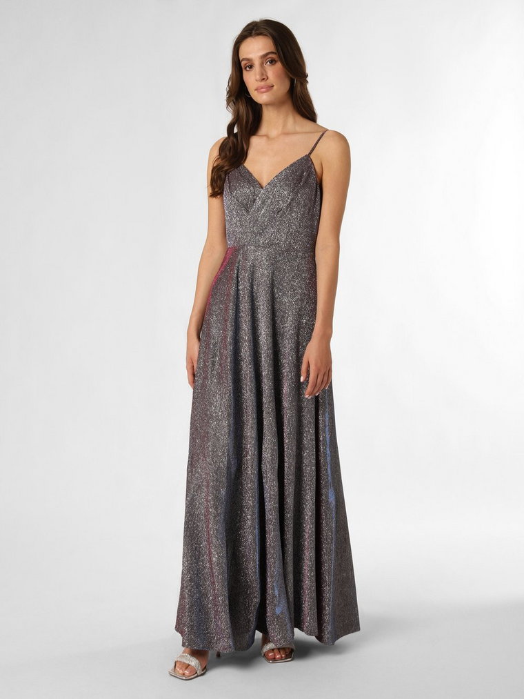 Marie Lund - Damska sukienka wieczorowa, różowy|srebrny|niebieski