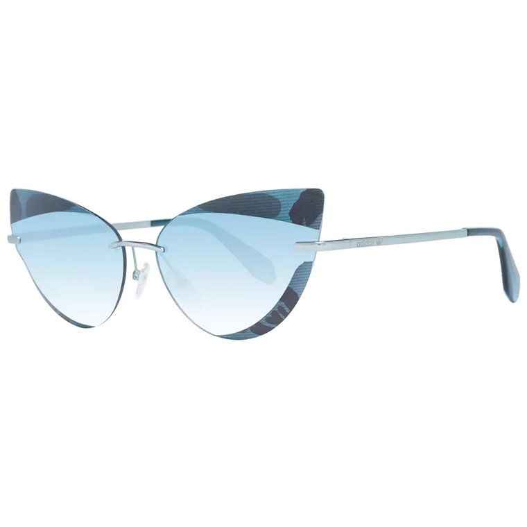Niebieskie Okulary Przeciwsłoneczne dla Kobiet w stylu Cat Eye Adidas