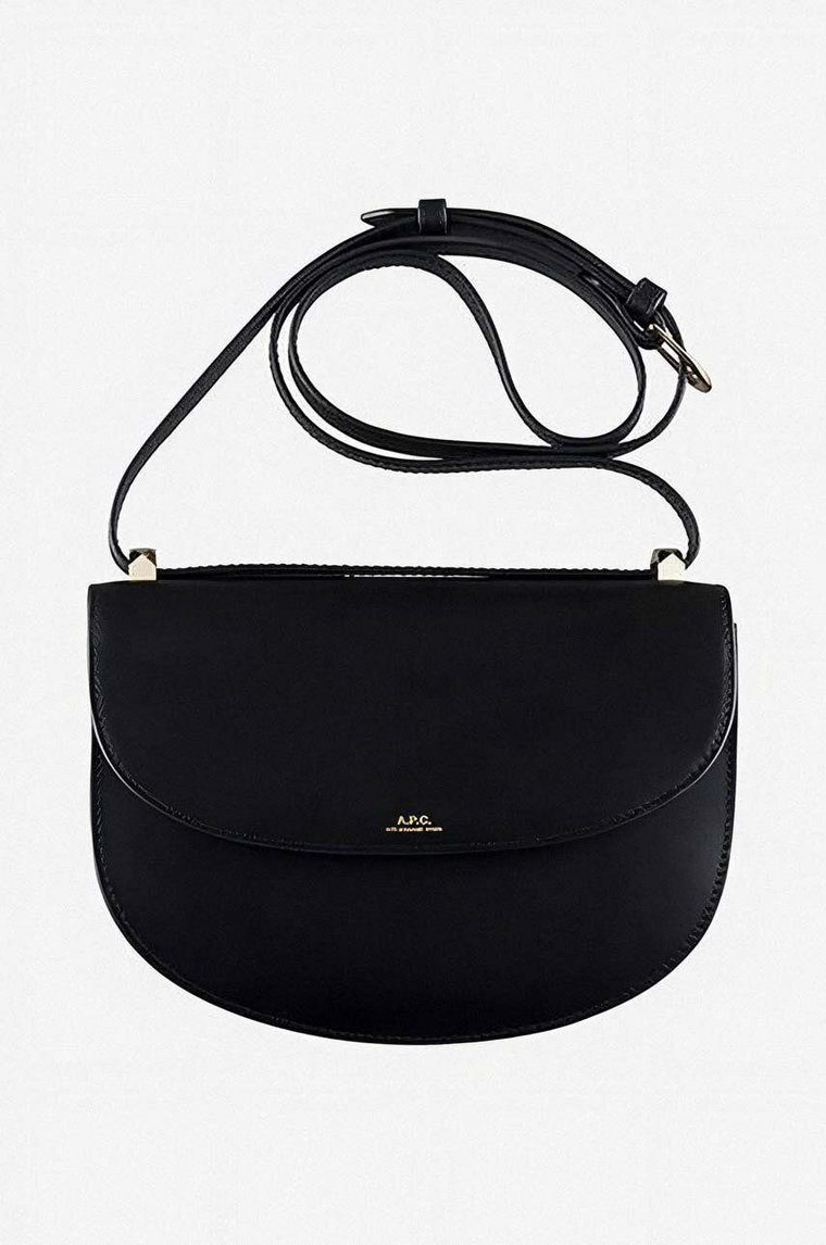 A.P.C. torebka Sac Geneve PXAWV-F61161 BLACK kolor czarny