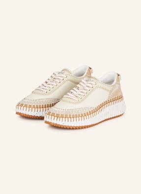 Chloé Sneakersy Nama beige