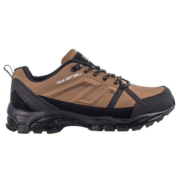 Brązowe buty trekkingowe męskie DK aqua Softshell czarne