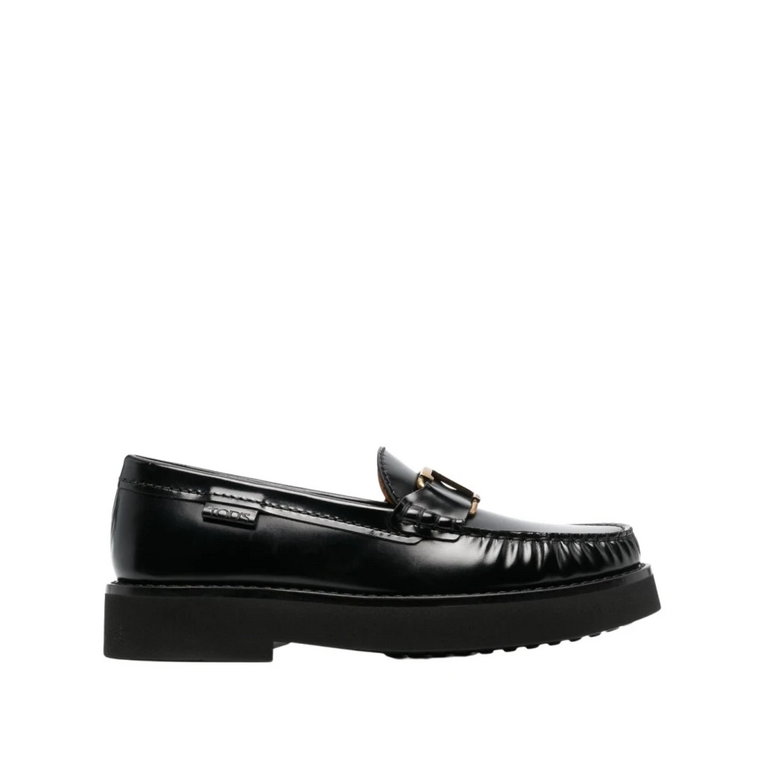 Czarne Mokasyny Damskie Tod's