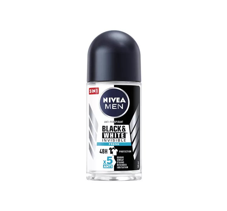 NIVEA MEN BLACK&WHITE ANTYPERSPIRANT ANTYBAKTERYJNY 50ML