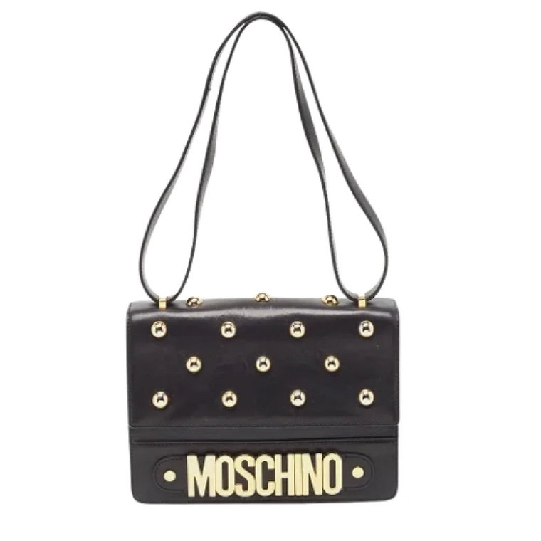 Pre-owned Leather shoulder-bags Moschino Pre-Owned