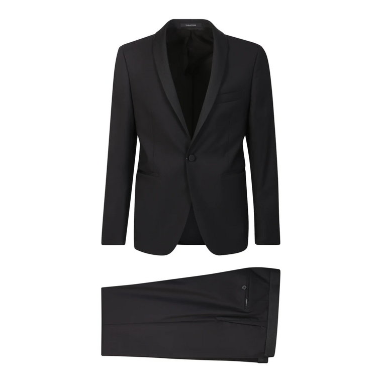Czarne garnitury męskie - Wyjątkowe rzemiosło i styl Tagliatore