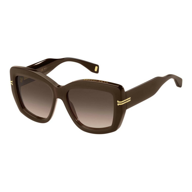 Stylowe brązowe okulary przeciwsłoneczne Marc Jacobs