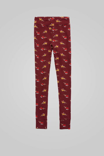AERIE Spodnie piżamowe - Bordowy - Kobieta - M (m) - 066-0496-1010-568