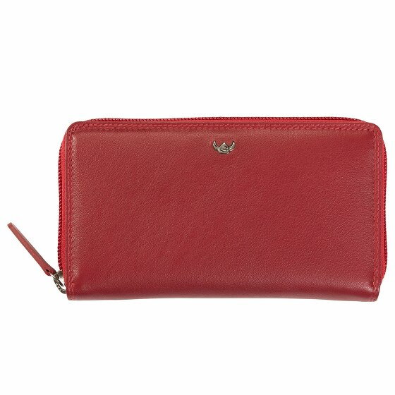 Golden Head Polo Wallet RFID Leather 15 cm rot