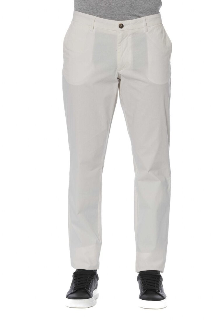 Spodnie marki Trussardi model 52P00000 kolor Biały. Odzież męska. Sezon: Wiosna/Lato