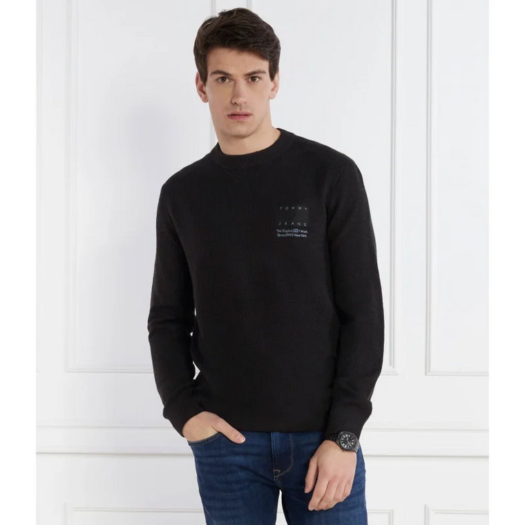 Tommy Jeans Sweter TJM REG STRCT TONAL FLAG | Regular Fit