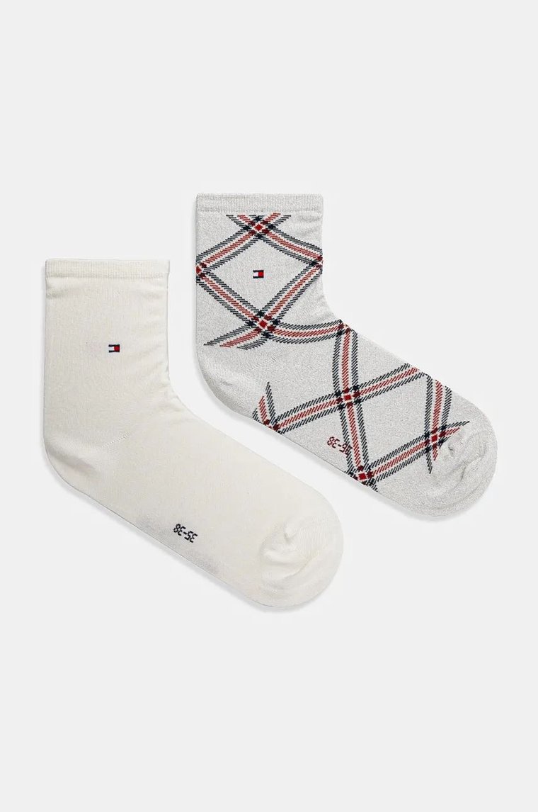 Tommy Hilfiger skarpetki 2-pack damskie kolor biały 701229861