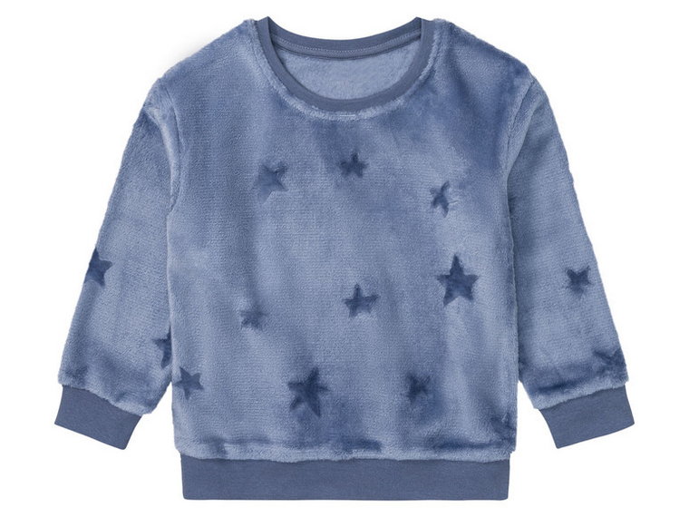 lupilu Dres dziewczęcy z polaru teddy (bluza + spodnie) (98/104, Niebieski)