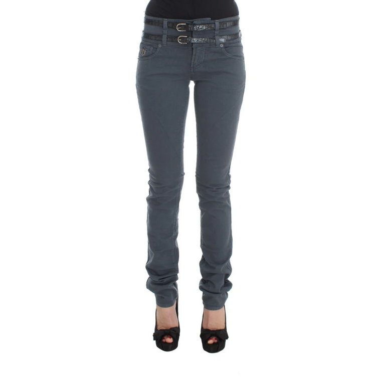 Slim Fit High Waist Jeans John Galliano