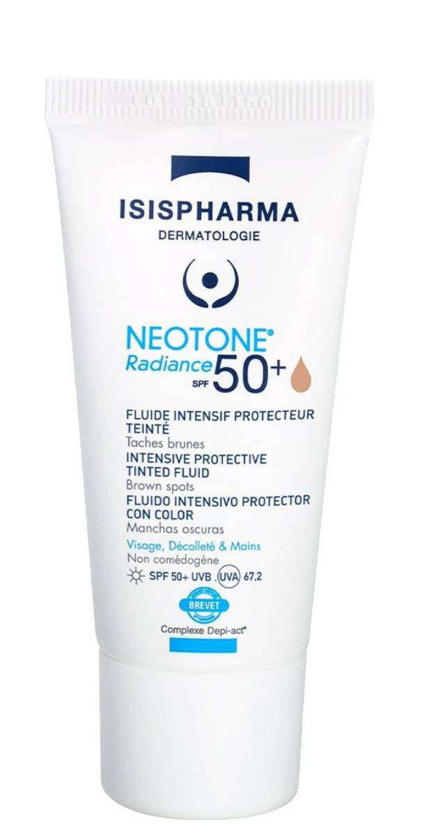Isispharma Neotone Radiance SPF50+ - Serum likwidujące przebarwienia skóry na średnio kolor