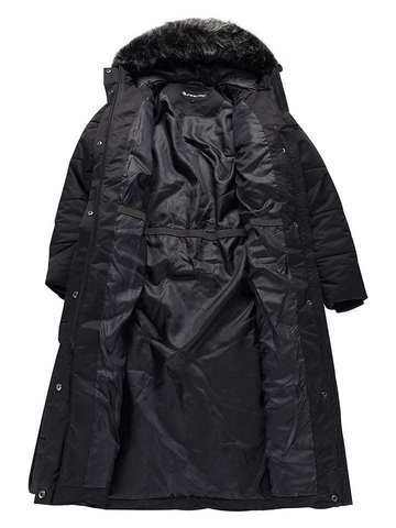 Alpine Pro Płaszcz pikowany "Berma" w kolorze czarnym