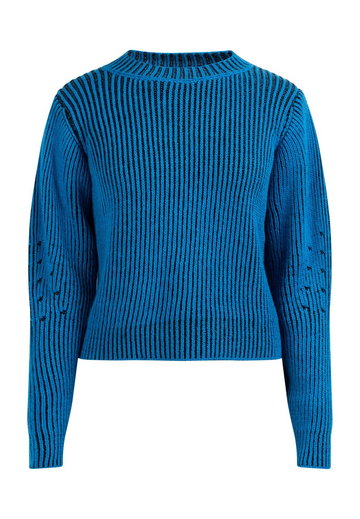 myMo at night Sweter  niebieski / czarny