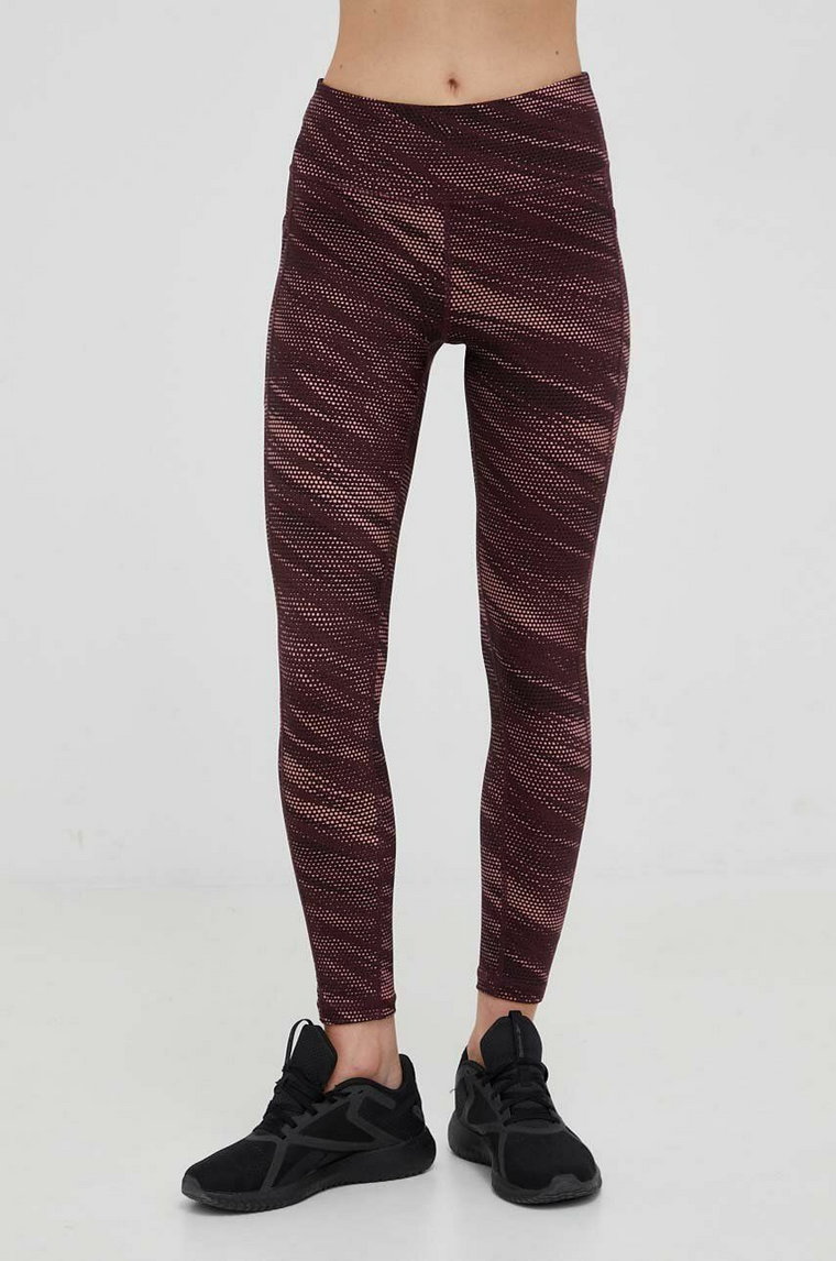 Women's Burgundy Phase Seamless Leggings - Carpatree