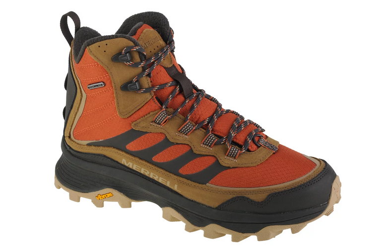Merrell Moab Speed Thermo Mid WP J066917, Męskie, Pomarańczowe, buty trekkingowe, tkanina, rozmiar: 41