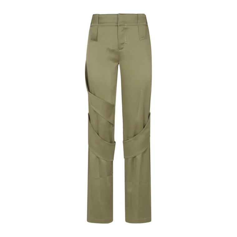 Spodnie Cargo z Satyny Blumarine