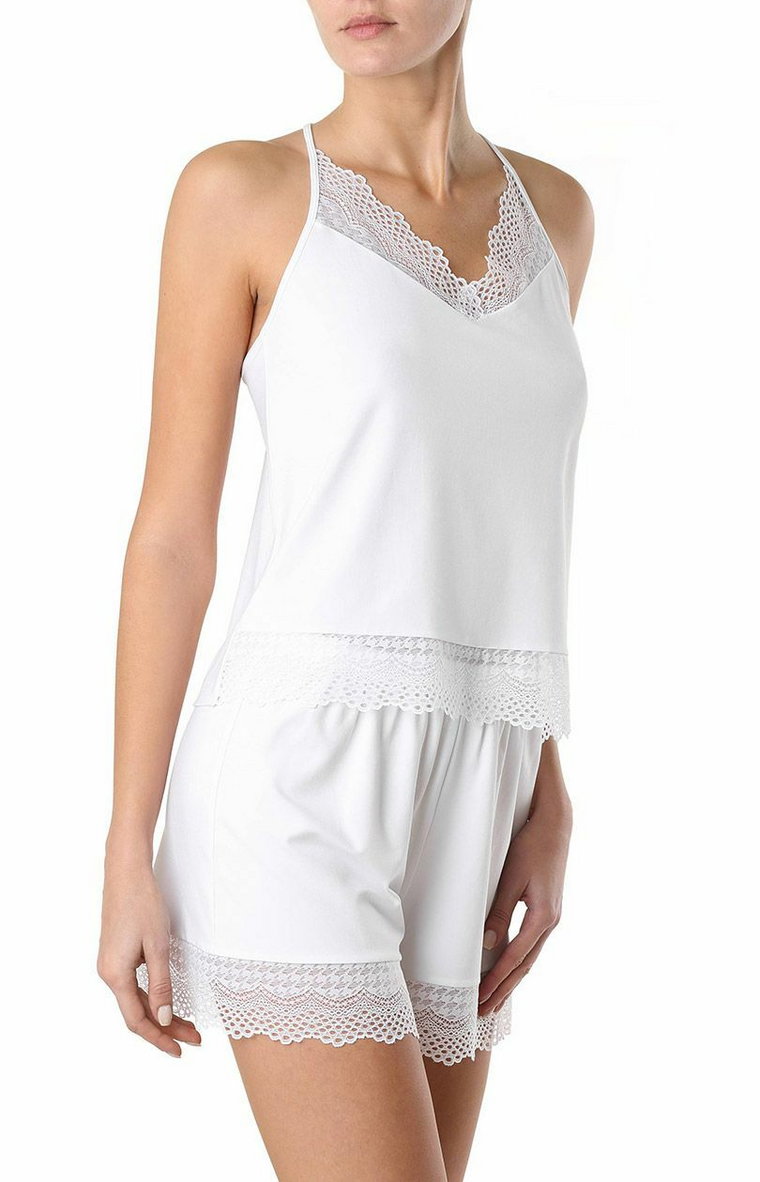 LHW 989 Comfort Loungewear top z tkaniny bambusowej, Kolor biały, Rozmiar XL, Conte