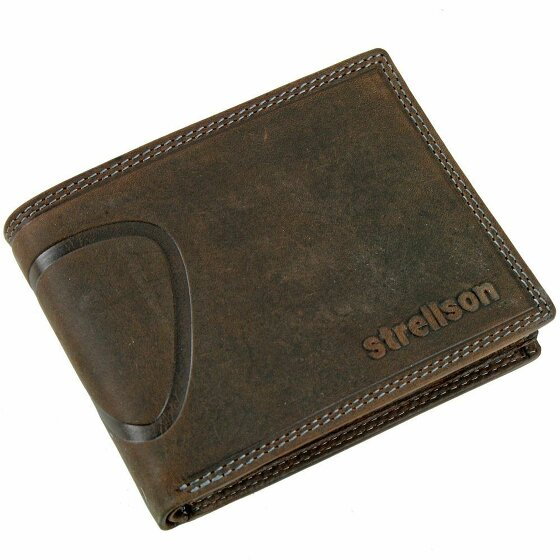 Strellson Baker Street Wallet Leather 12,5 cm darkbrown