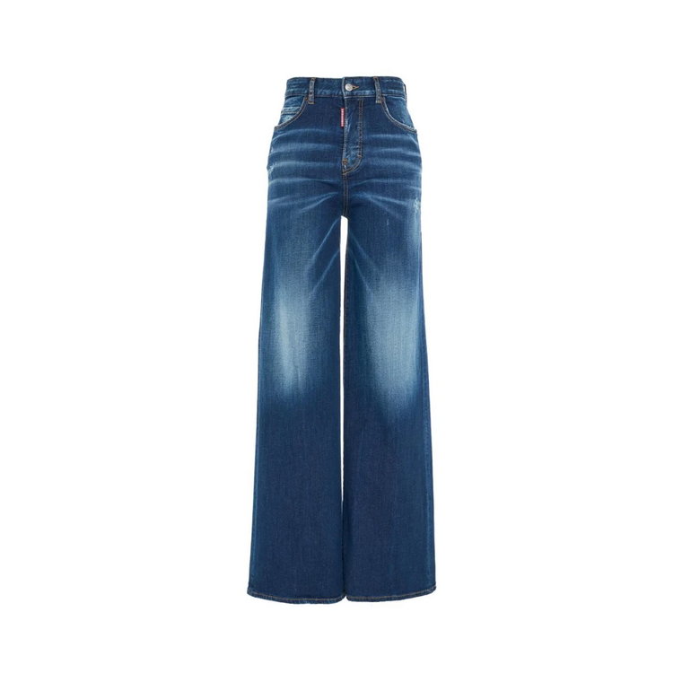 Niebieskie Jeansy dla Kobiet Dsquared2