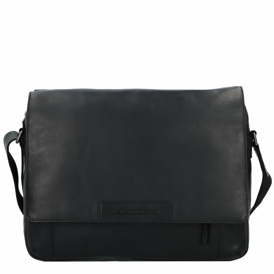The Chesterfield Brand Gili Briefcase Messenger Skórzany 34 cm Komora na laptopa black