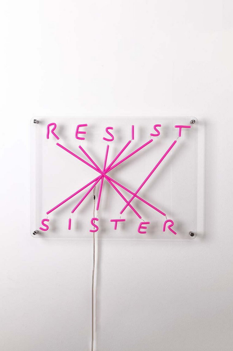 Seletti dekoracja ścienna led Resist Sister