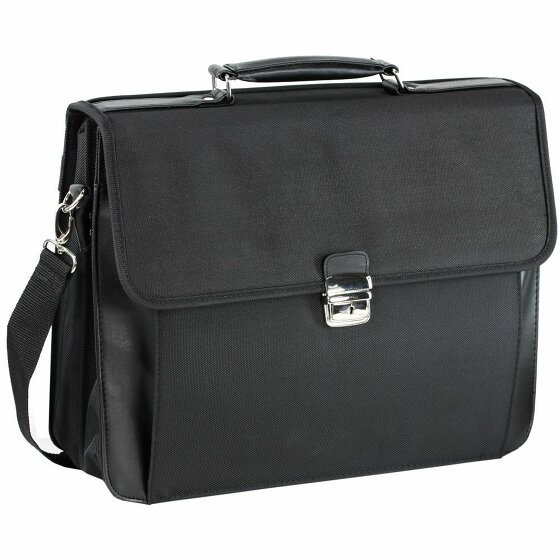 d&n Basic Briefcase 41 cm komora na laptopa schwarz