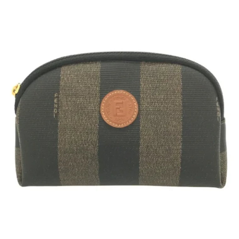 Pre-owned Canvas clutches Fendi Vintage