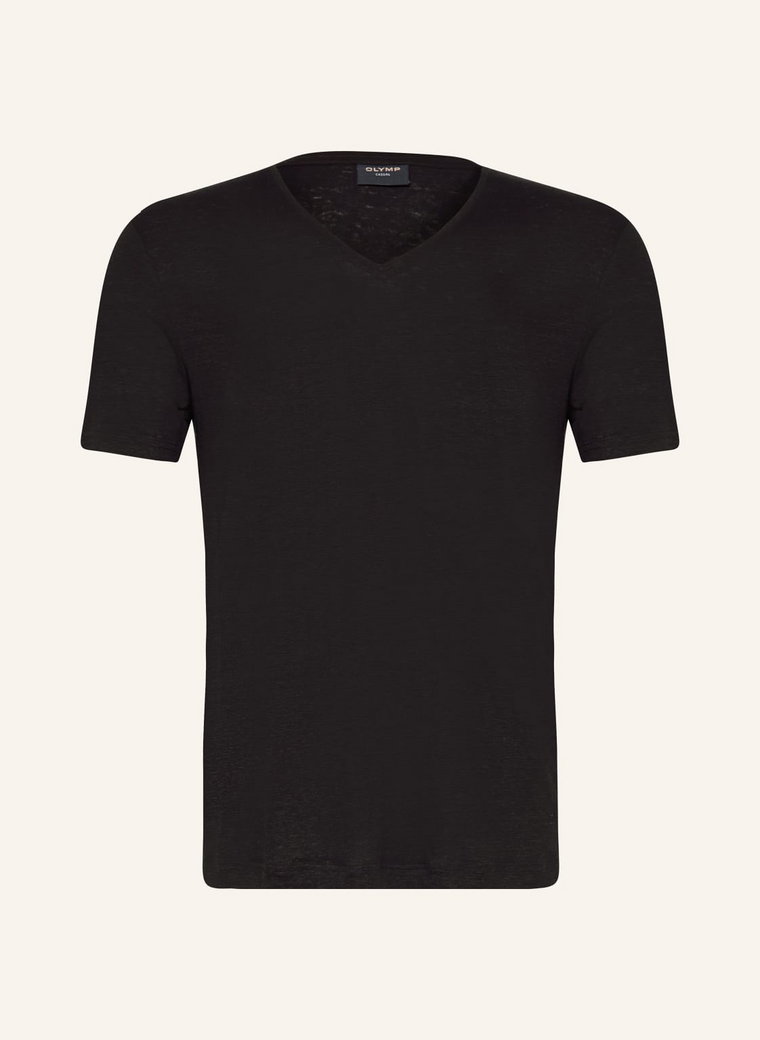 Olymp T-Shirt Z Lnu schwarz