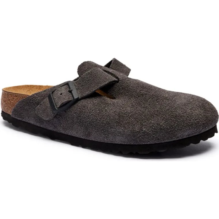 Birkenstock Skórzane mule Boston LEVE