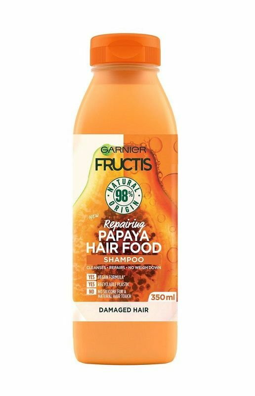 Fructis Hair Food - Szampon do włosów Papaya 350ml