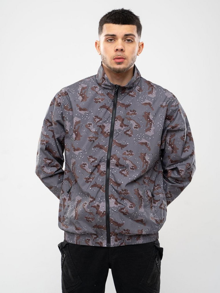 Rozpinana SportowaBluza Bez Kaptura Urban Classics TB3127 Desert Camo