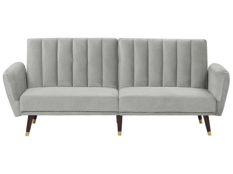 Sofa rozkładana BELIANI Vimmerby, jasnoszara, 90x212x80 cm