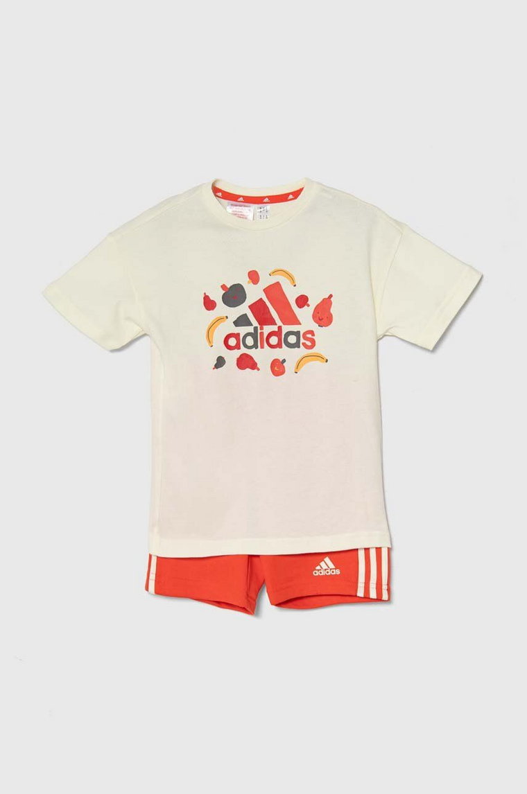 adidas komplet niemowlęcy kolor czerwony