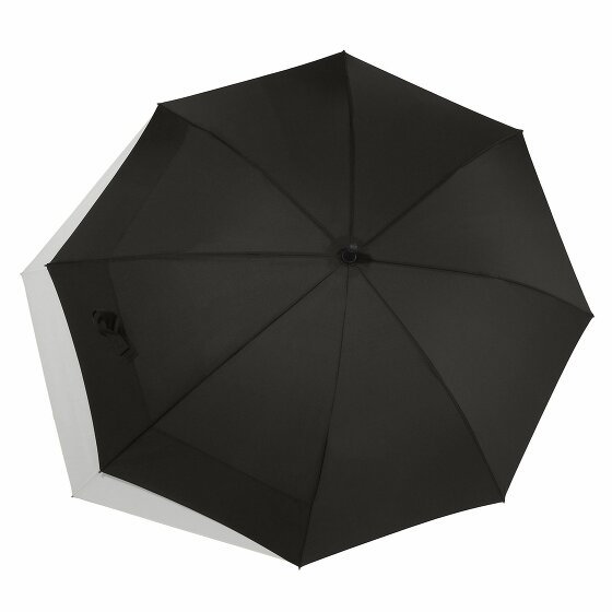 Doppler Parasol z długą laską Fiber 80 cm schwarz/grau