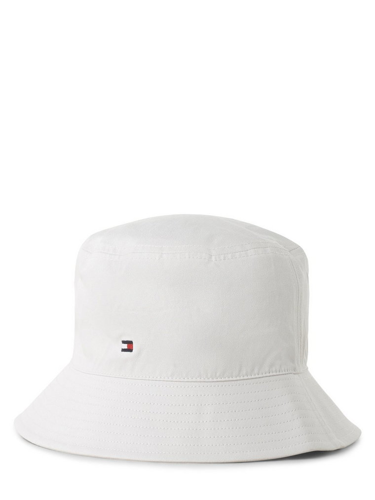 Tommy Hilfiger - Damski bucket hat, biały