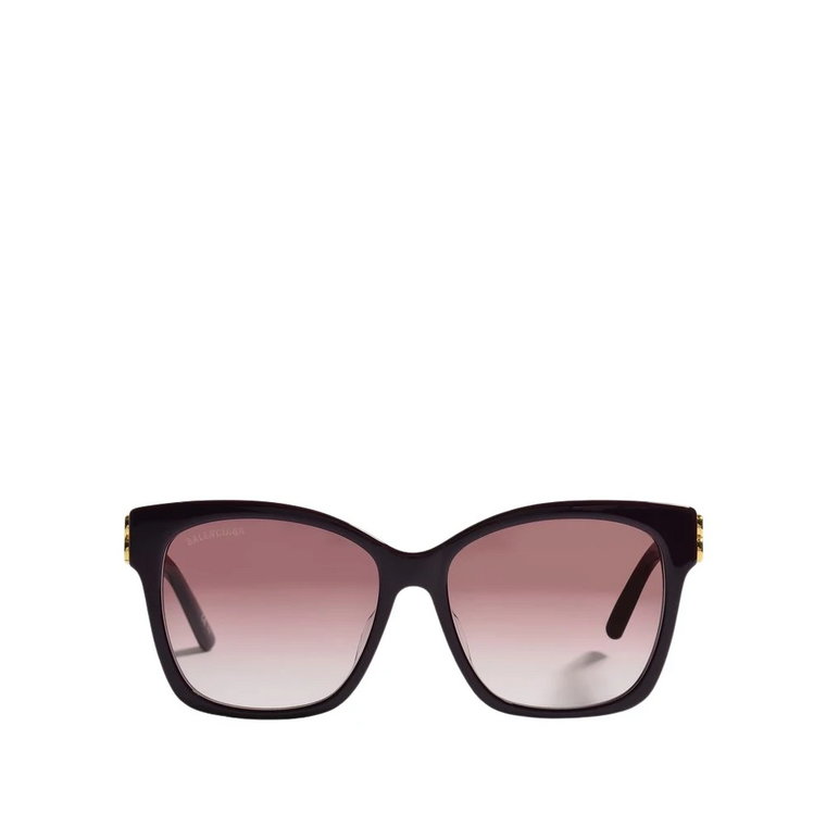 Fioletowe Okulary Przeciwsłoneczne Cat Eye Balenciaga