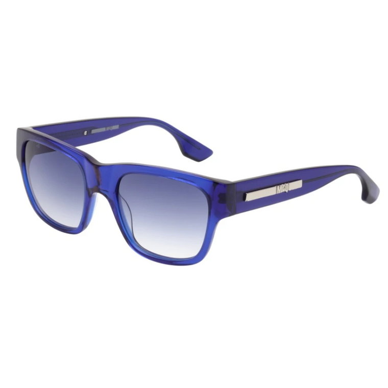 Niebieskie Okulary Przeciwsłoneczne Mq0028S-004 Alexander McQueen
